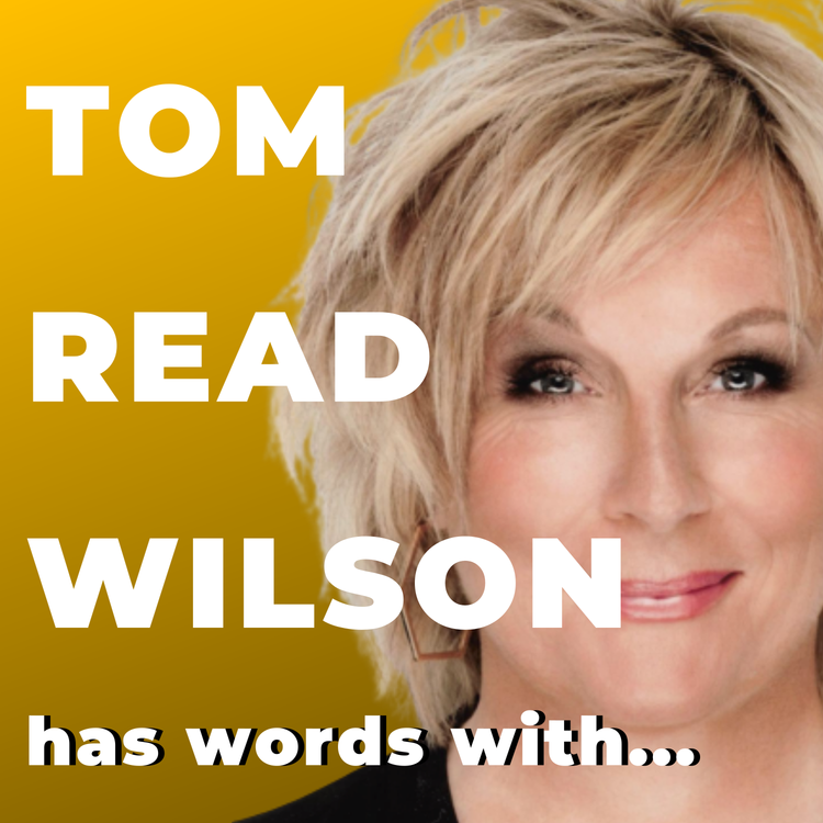 cover art for Tom Read Wilson has words with Jennifer Saunders