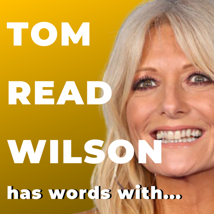 cover art for Tom Read Wilson has words with Gaby Roslin