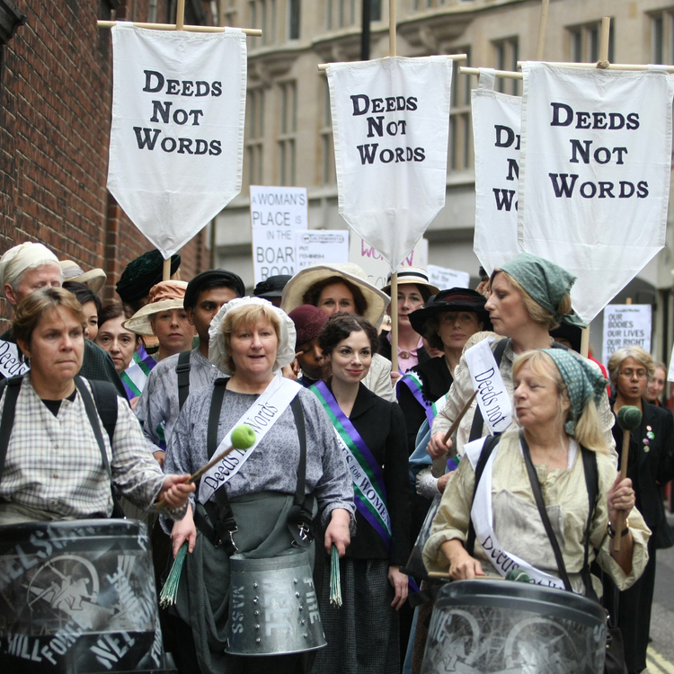 cover art for NS#255: Theresa May's Suffragette Slip