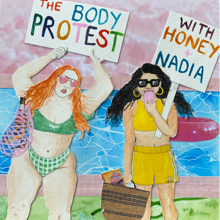 cover art for Hotter,  Fitter and Everything in Between with Ell Potter and Mary Higgins