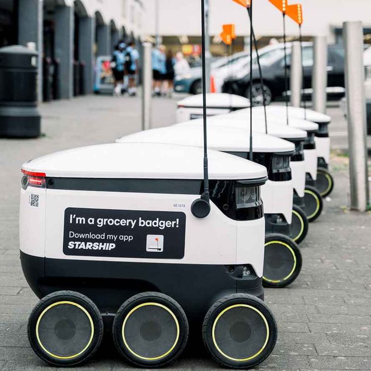 cover art for Wall-E, is that you? Rise of AI delivery robots