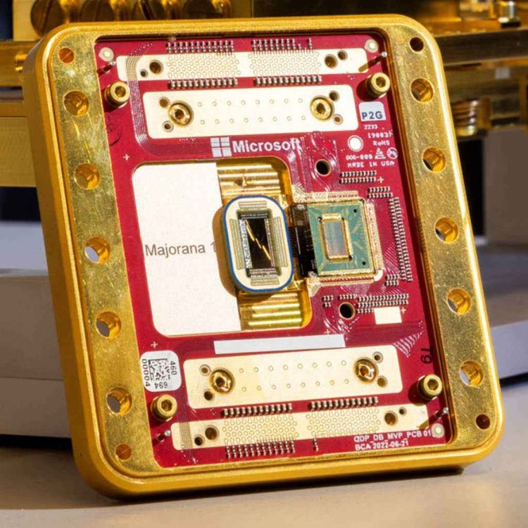 cover art for Microsoft’s Majorana 1 quantum computing chip unveiled