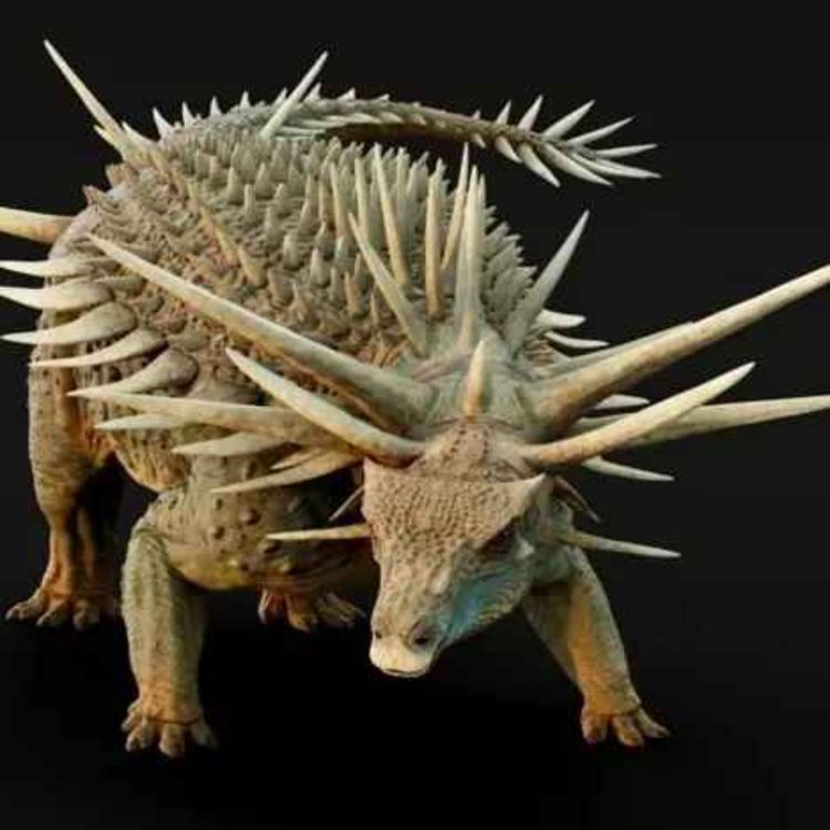 cover art for “Totally wacky” spiky dinosaur discovered in Morocco