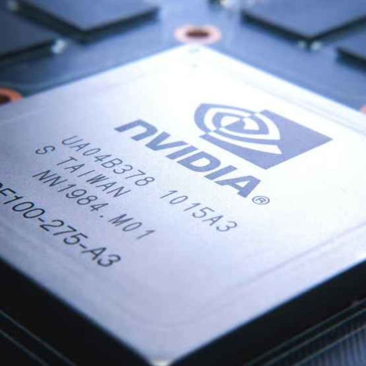 cover art for Nvidia nears $5 trillion market value after AI announcements