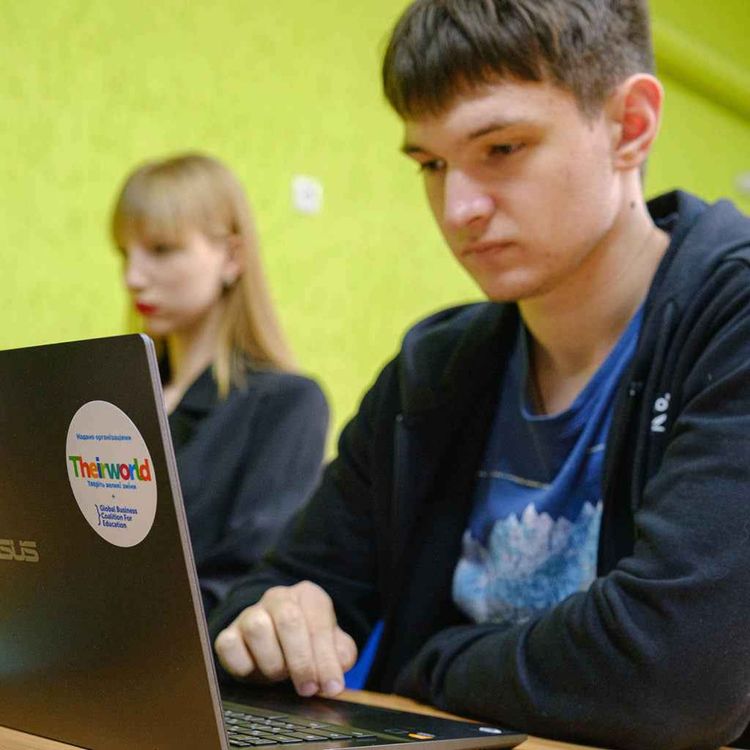 cover art for Sarah Brown: Ukraine's front-line schools three years on