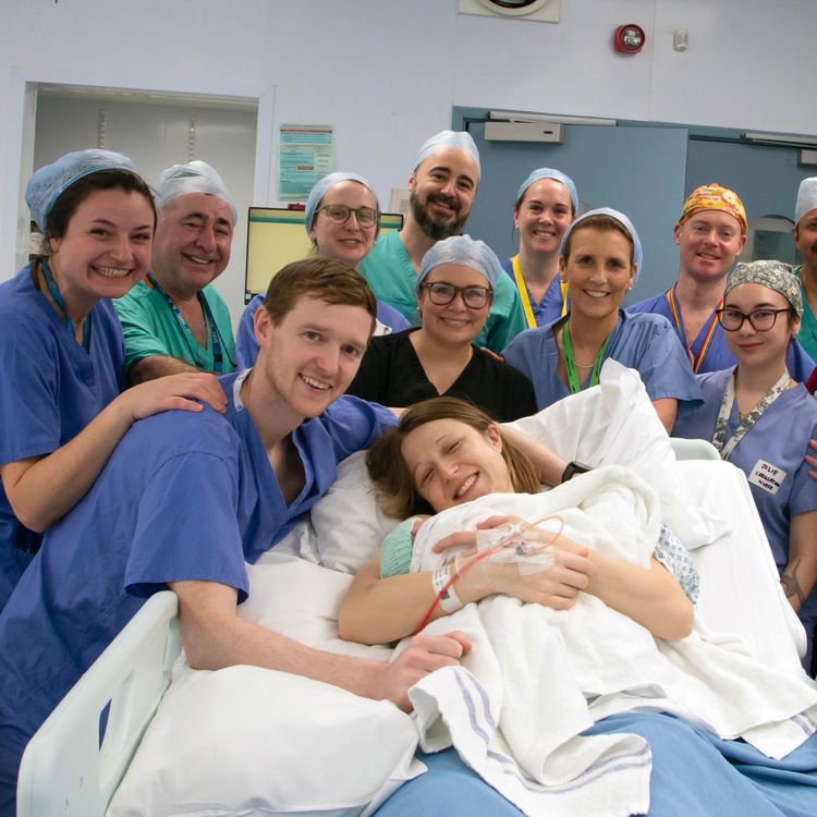 cover art for The UK’s first baby born from a womb transplant