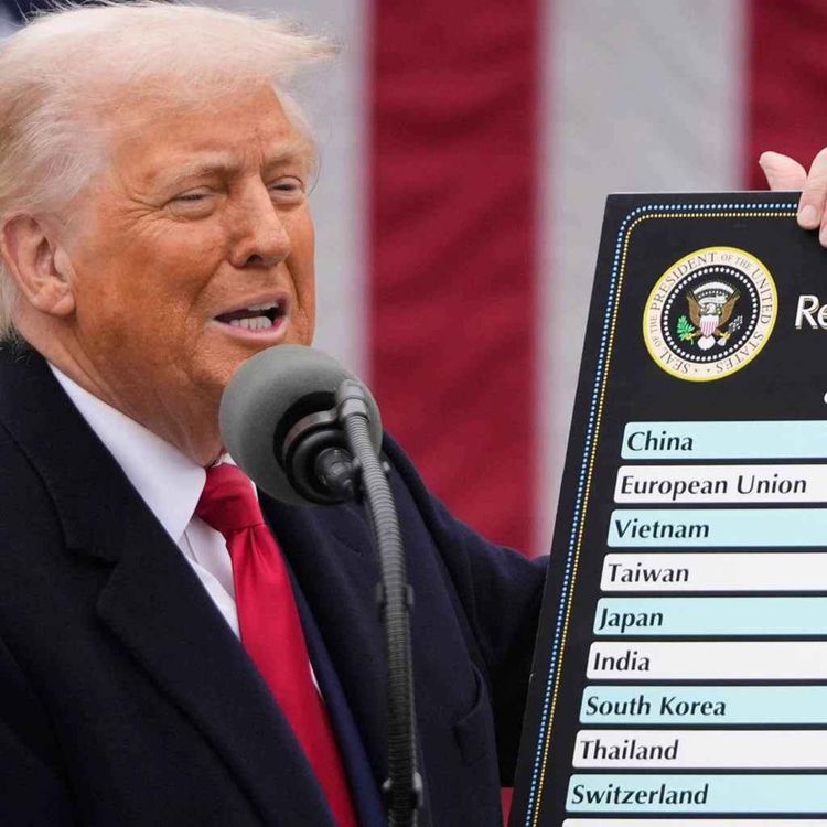 cover art for What does Trump’s tariff blockage mean for the UK?