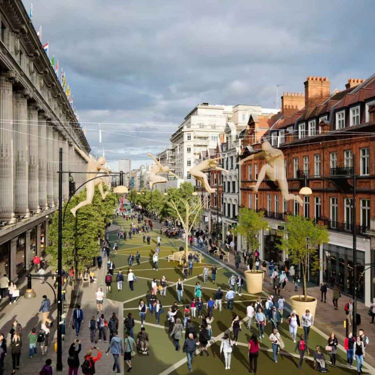 cover art for Oxford Street pedestrianisation plans get the green light