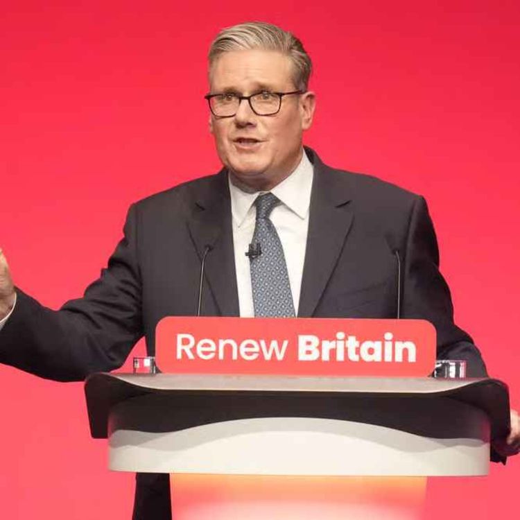 cover art for Starmer pledges rethink on international law to stop ‘Farage boats’