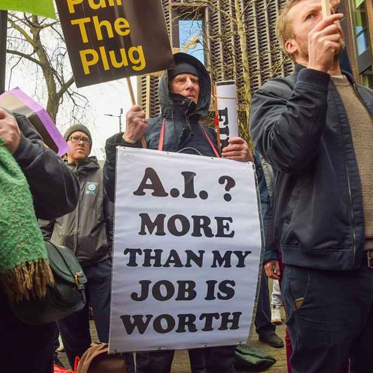 cover art for Is AI anxiety fuelling real world hostility?