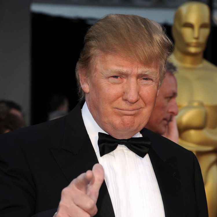 cover art for Trump goes to Hollywood