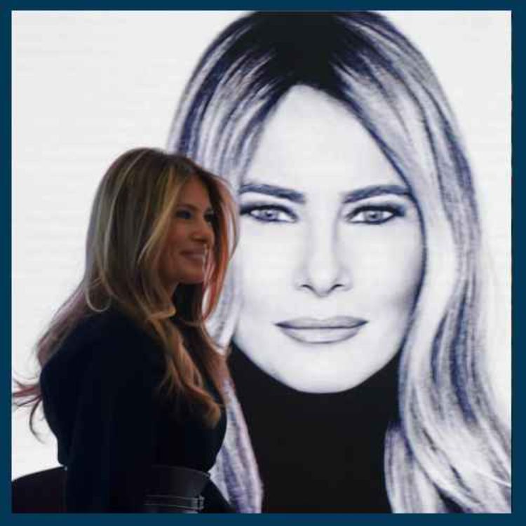 cover art for Who is the real Melania Trump? - The Saturday Story 