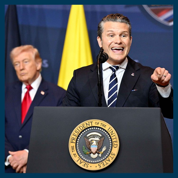 cover art for Pete Hegseth: the former TV host selling Trump’s war