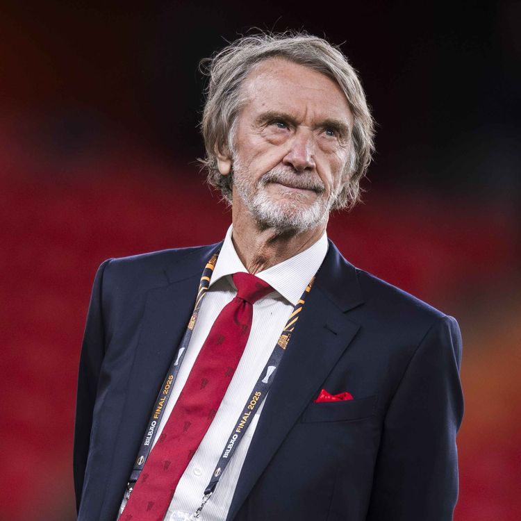 cover art for A grim future, Farage and Man United. With Sir Jim Ratcliffe