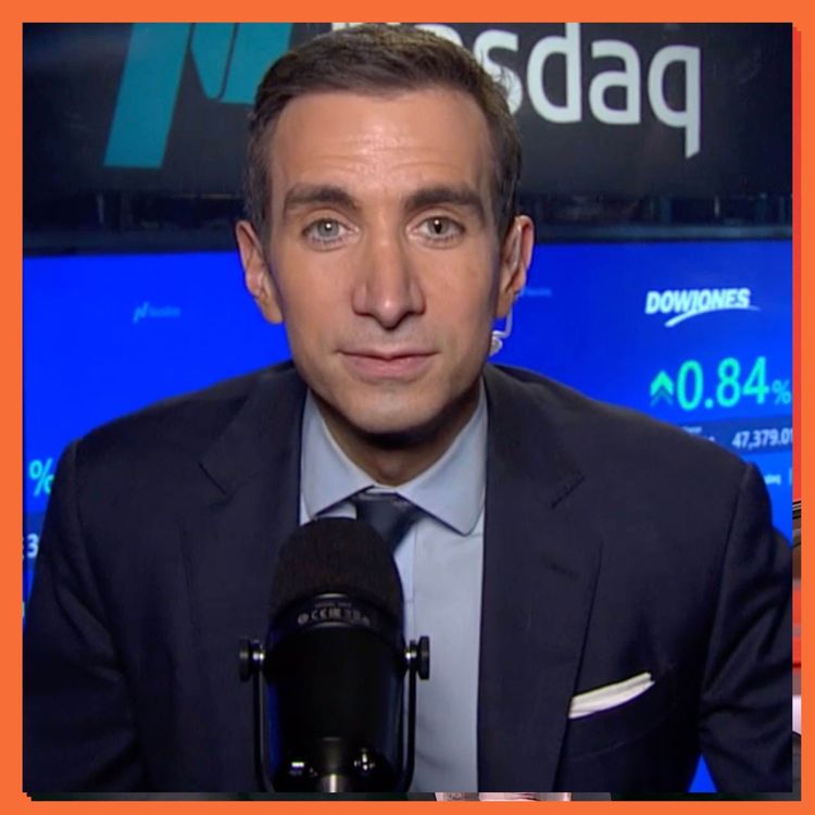 cover art for Are trillion dollar tech stocks about to pop? With Andrew Ross Sorkin