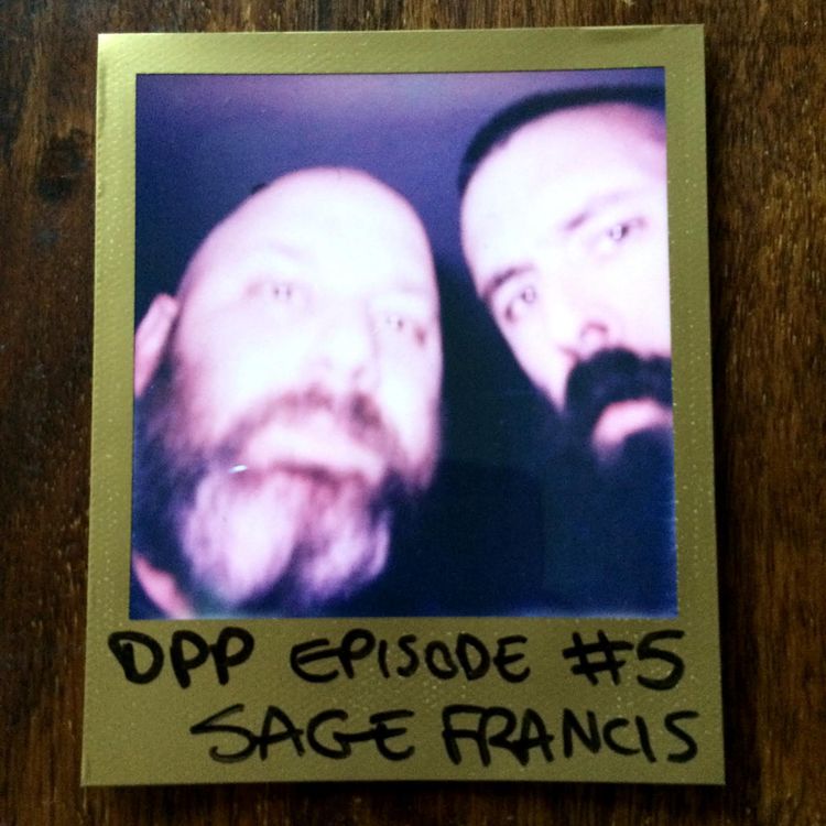 cover art for Sage Francis - Distraction Pieces Podcast with Scroobius Pip #5