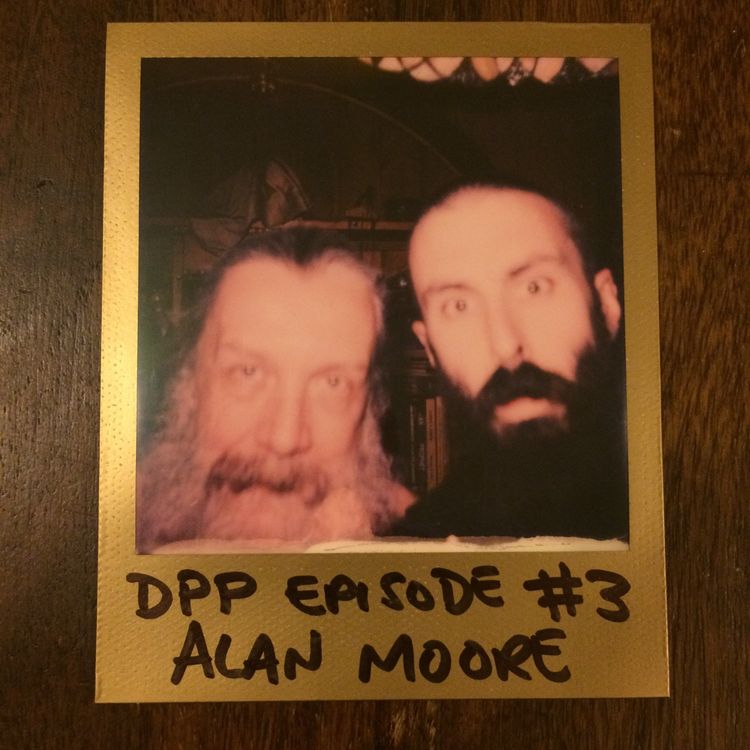 cover art for Alan Moore - Distraction Pieces Podcast with Scroobius Pip #3