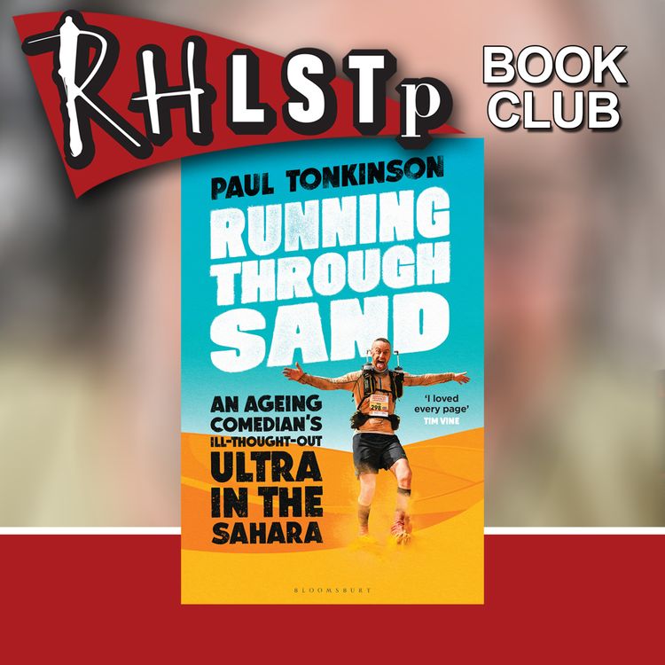 cover art for Paul Tonkinson on Running Through Sand - Book Club