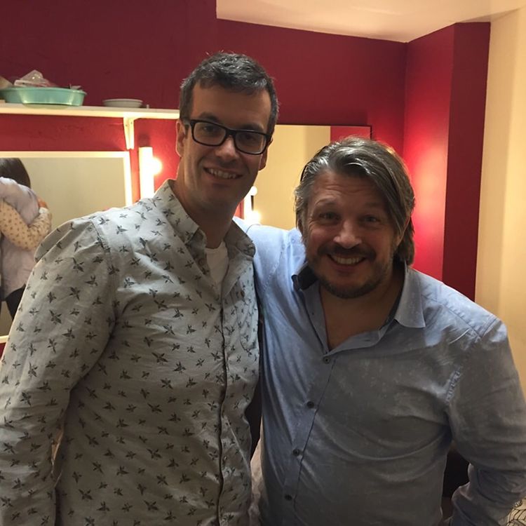 cover art for RHLSTP 105 - Marcus Brigstocke