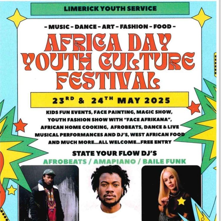 cover art for Limerick Youth Service are inviting people to come celebrate Africa Day