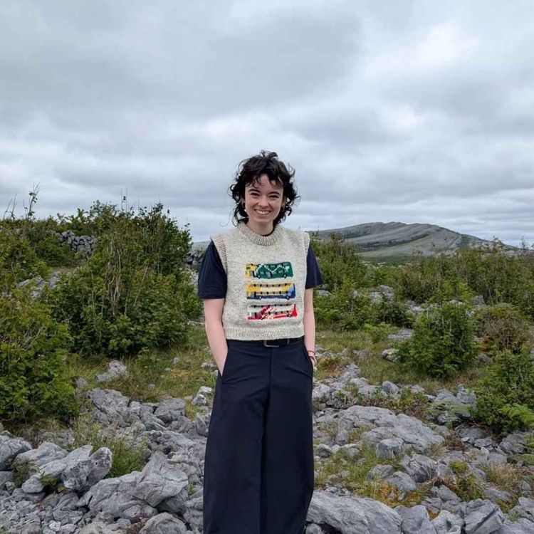 cover art for Siobh's Knits sees Limerick transport knitted into clothing