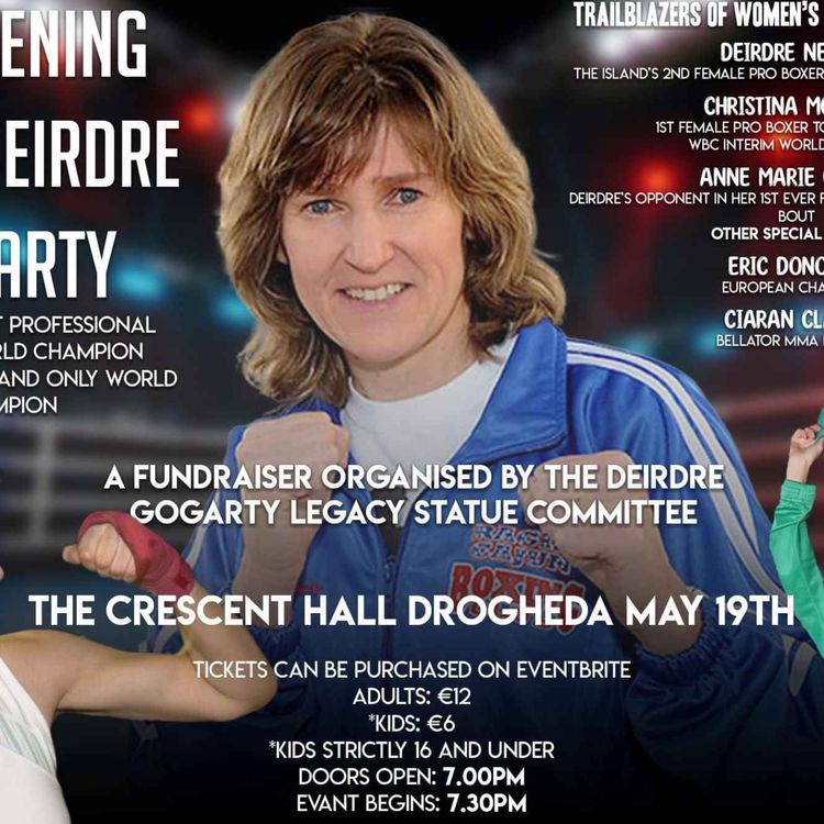 cover art for Ireland's first professional female boxer and world champion Deirdre Gogarty 