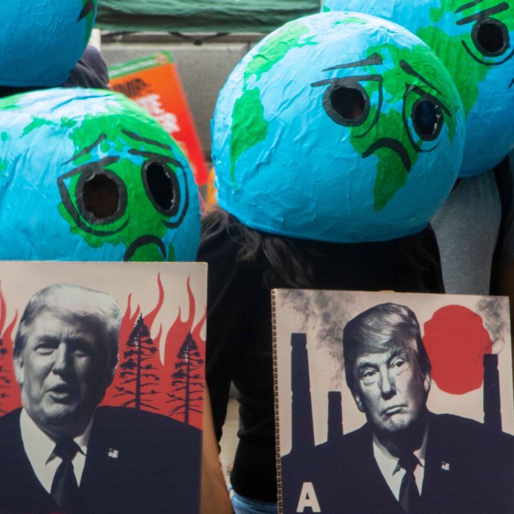 cover art for Climate scientists vs. Donald Trump