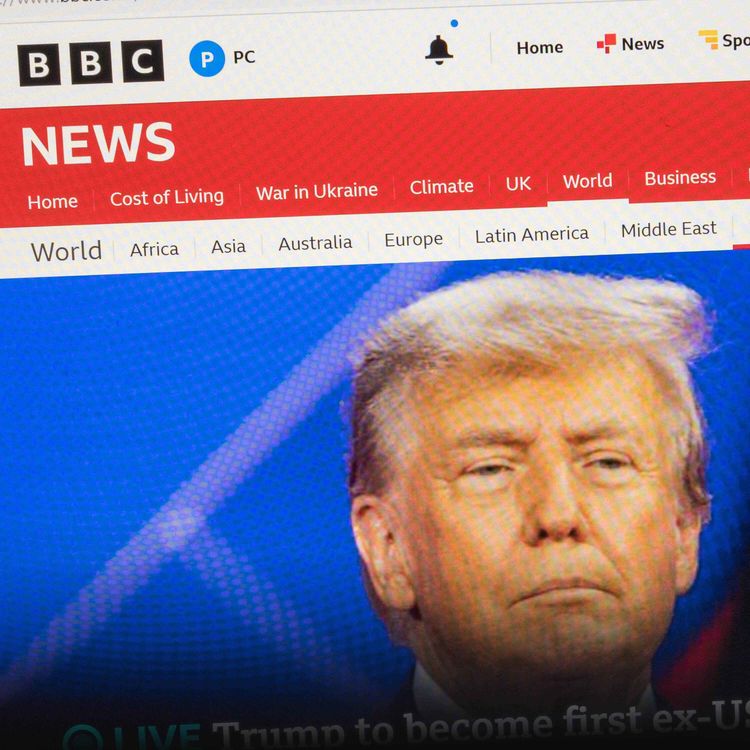 cover art for Can Trump really sue the BBC?