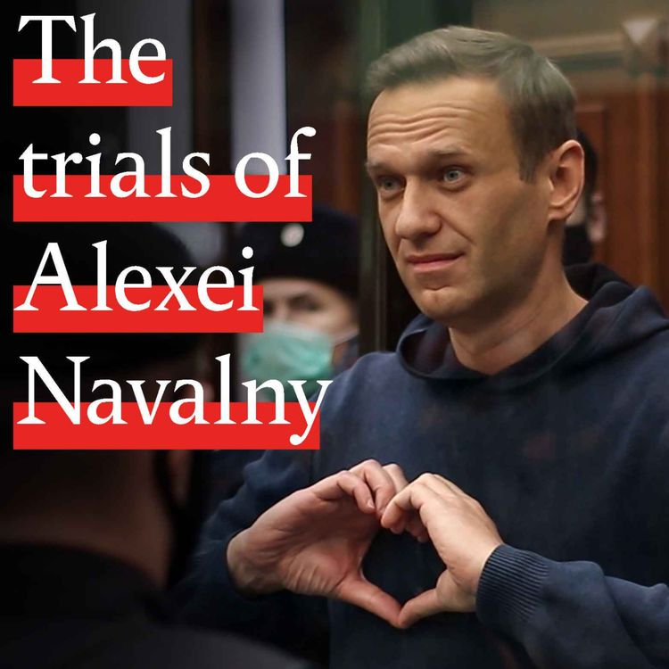cover art for The trials of Alexei Navalny