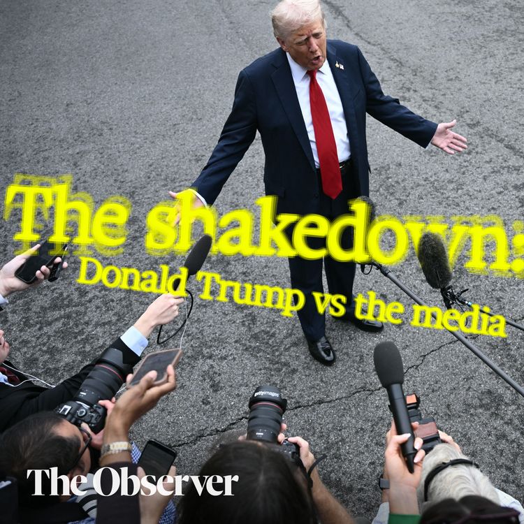 cover art for The shakedown: Donald Trump vs the media