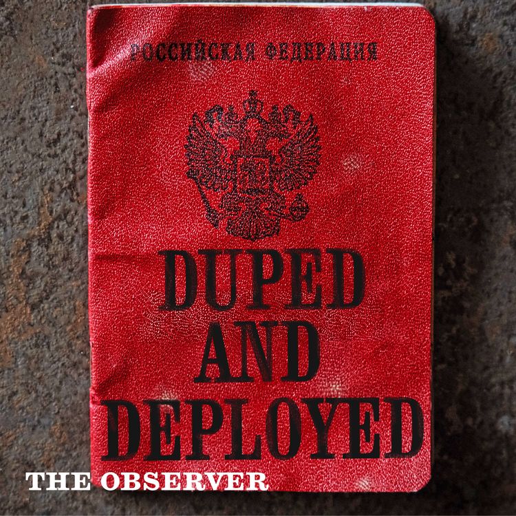 cover art for Duped and deployed: the Kenyans fighting for Russia