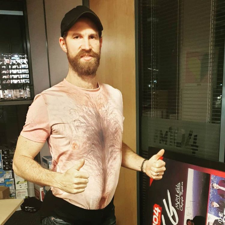 cover art for Damo Reviews The Naked Hairy Man T Shirt