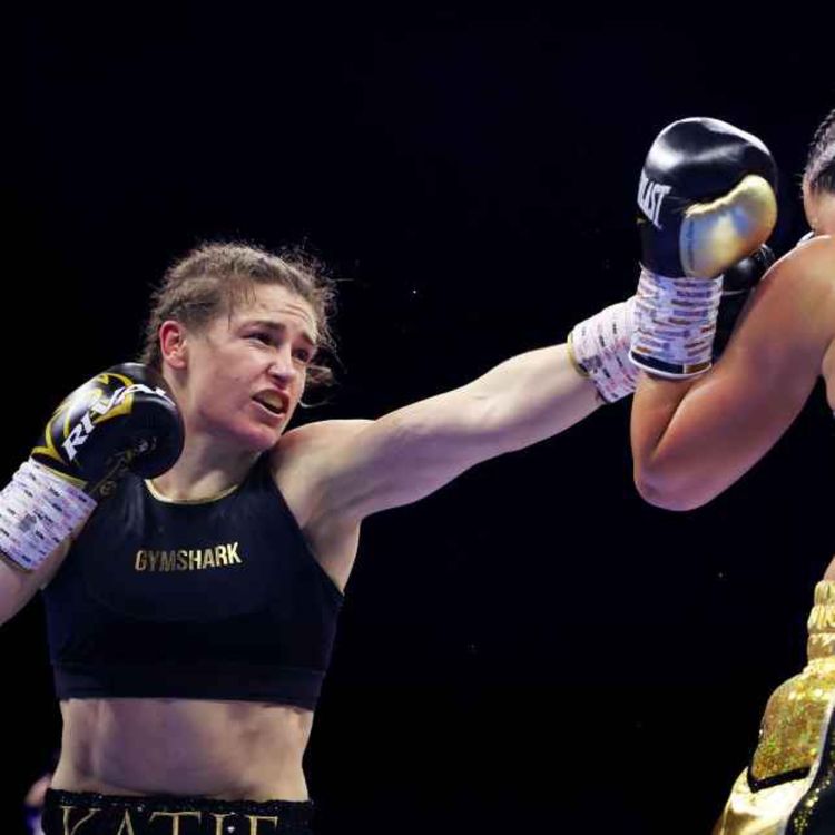 cover art for 4943: LISTEN¦ Should Katie Taylor hang up her gloves if she loses a rematch with Chantelle Cameron? Jim Gracey, editor of Local Women Sport tells Frank her first defeat might be a 'warning bell' that she should consider her future