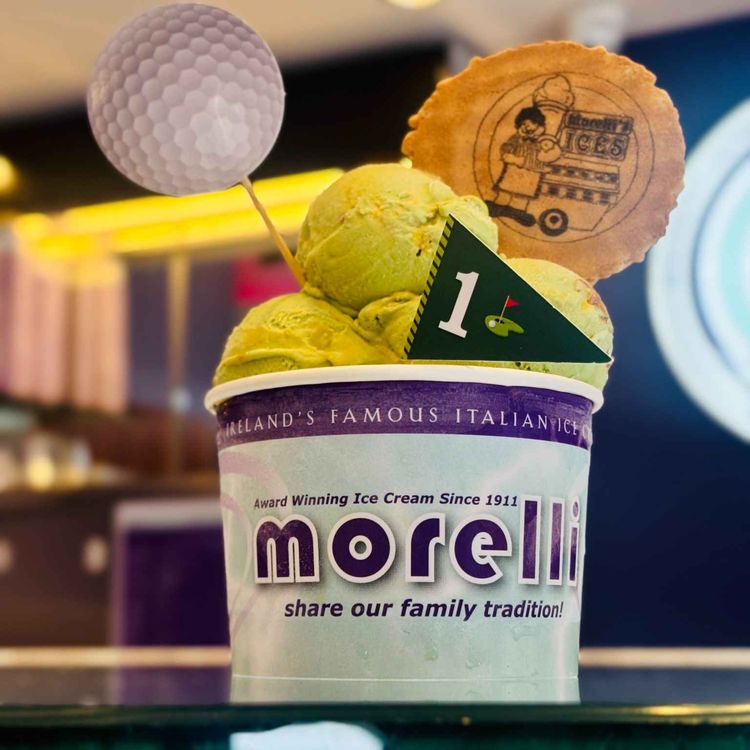cover art for 5416: LISTEN¦ How can you capture the flavour of the open? Iconic ice cream makers Morellis were tasked with producing a special flavour for the Open. Frank spoke to Daniela Morelli