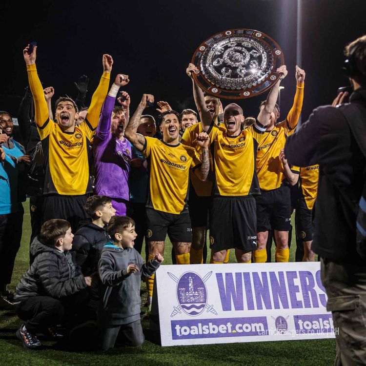cover art for 5484: LISTEN¦ Co Antrim Shield win 'means the world' - Carrick Rangers manager Stephen Baxter told Frank the club was 'living the dream' after beating Cliftonville in last night's final