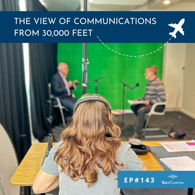 cover art for EP#143 The View of Communications from 30,000 Feet