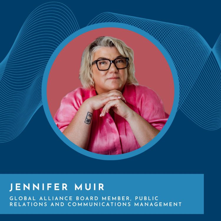 cover art for EP#159: The Evolving Communication Profession and Human-Centred Approach to A.I.