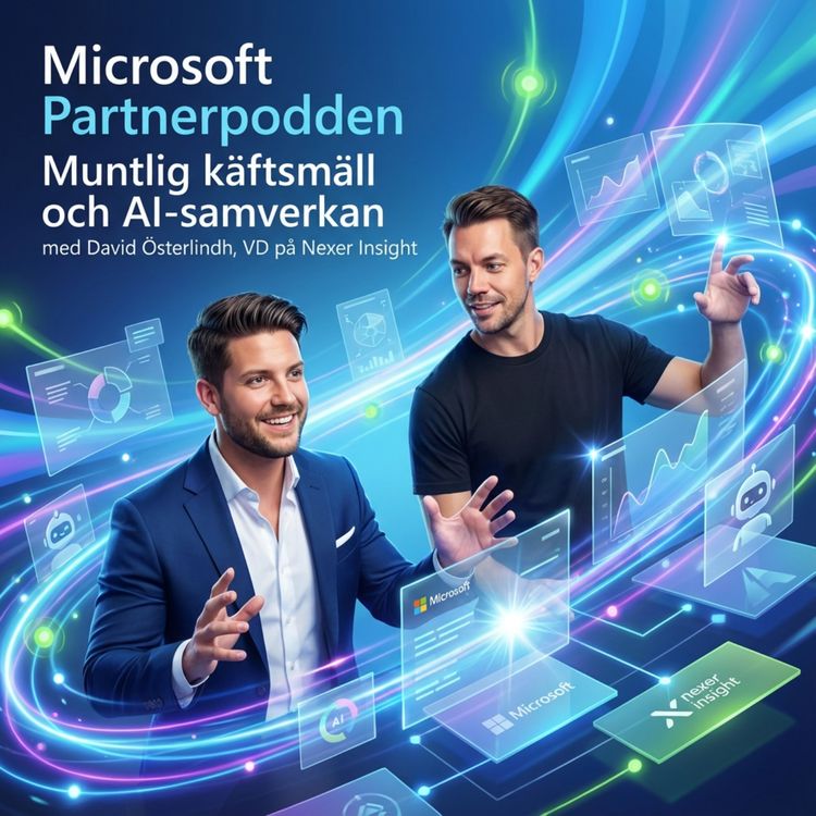 cover art for AI-käftsmäll och samverkan med David Österlindh, VD på Nexer Insight