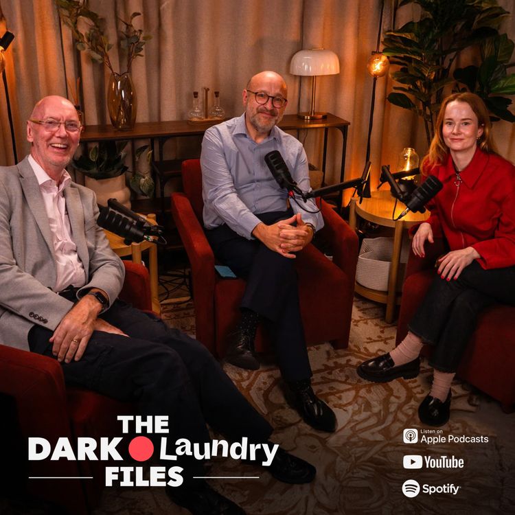 cover art for E139: The Dark Money Files crossover! Finding passion for compliance