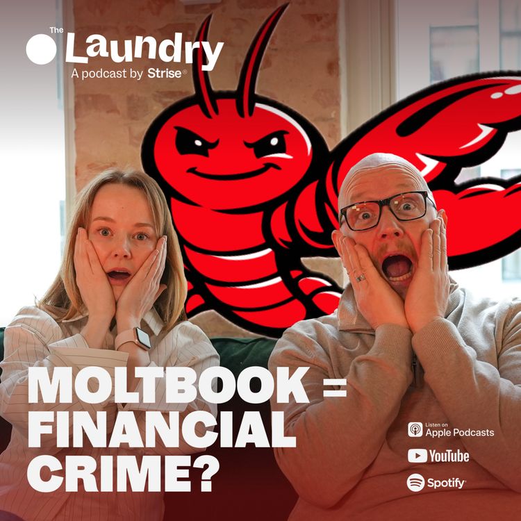 cover art for E153: Does an AI Agent social network spell financial crime disaster?