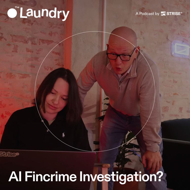 cover art for E173: Can we train AI to THINK like a fincrime investigator?