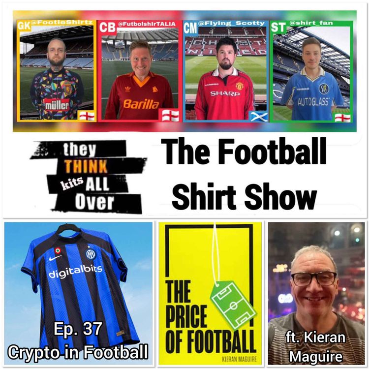 cover art for Episode 37 - Crypto in Football with Kieran Maguire