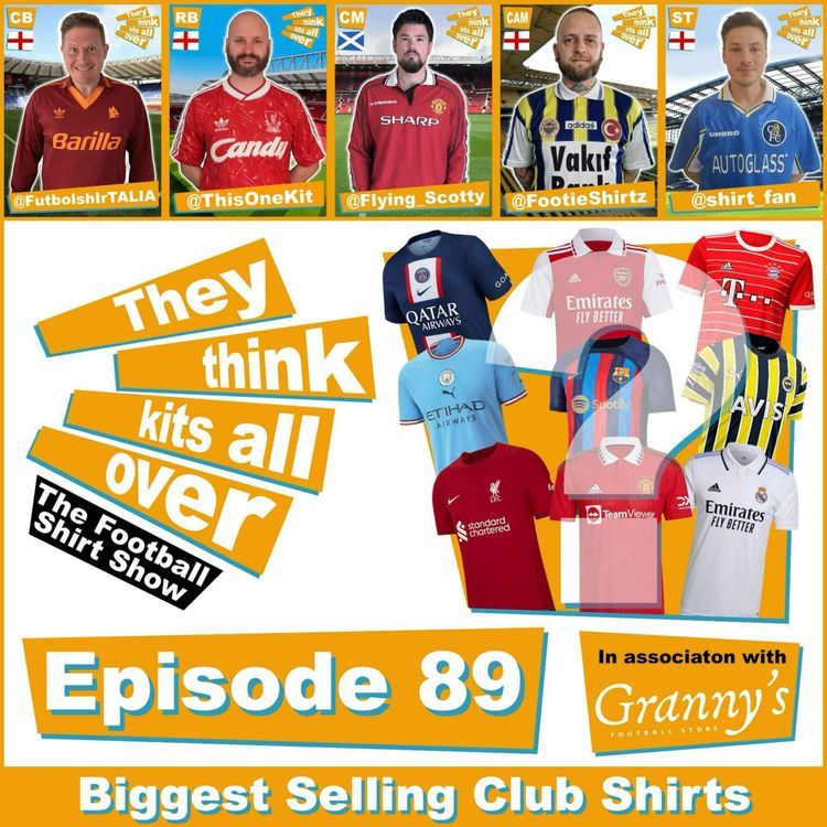 cover art for Episode 89 - Top Selling Shirts of 2023