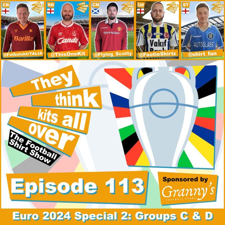 cover art for Episode 113 - EURO 2024 Special Part 2 - Groups C & D