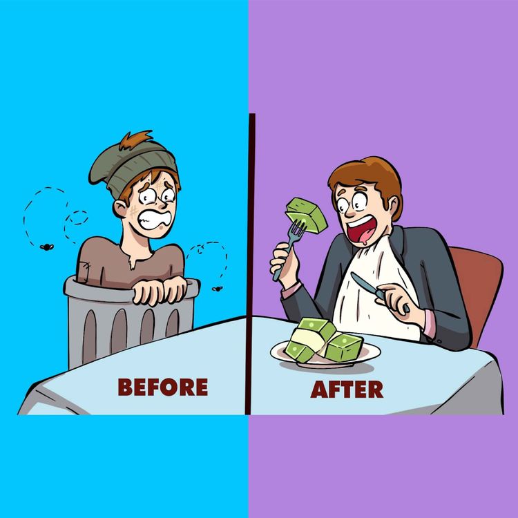 cover art for How I Went From Being Homeless To A Millionaire