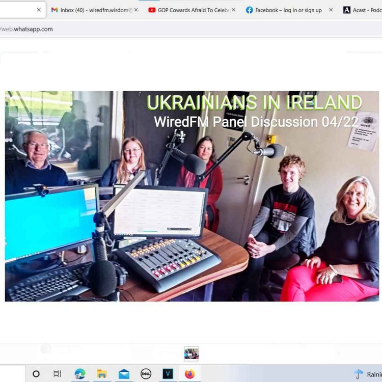 cover art for 'UKRAINIANS IN IRELAND' Panel -  Wired In 05-05-2022