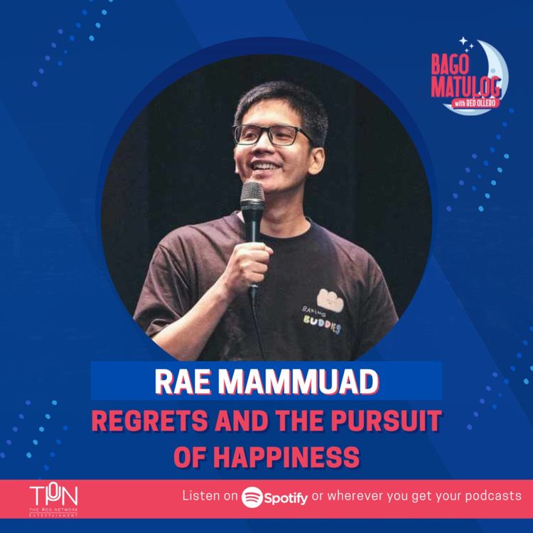 cover art for REGRETS AND THE PURSUIT OF HAPPINESS with Rae Mammuad