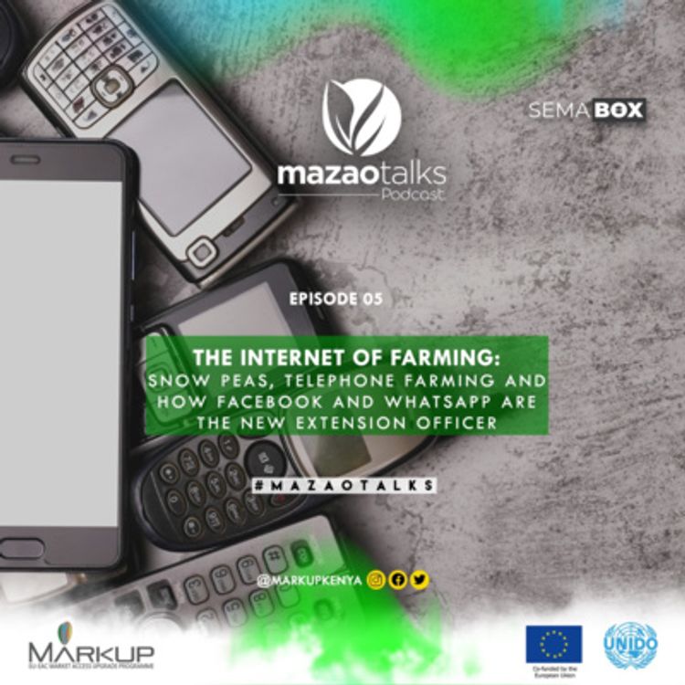 cover art for THE INTERNET OF FARMING: Snow Peas, Telephone farming and how Facebook and Whatsapp are the new extension officers