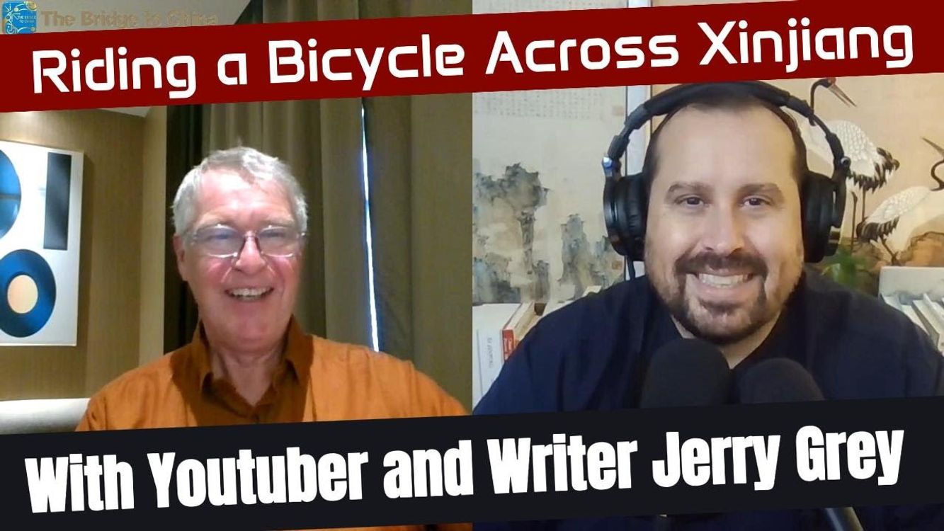 cover art for Crossing Xinjiang by bicycle