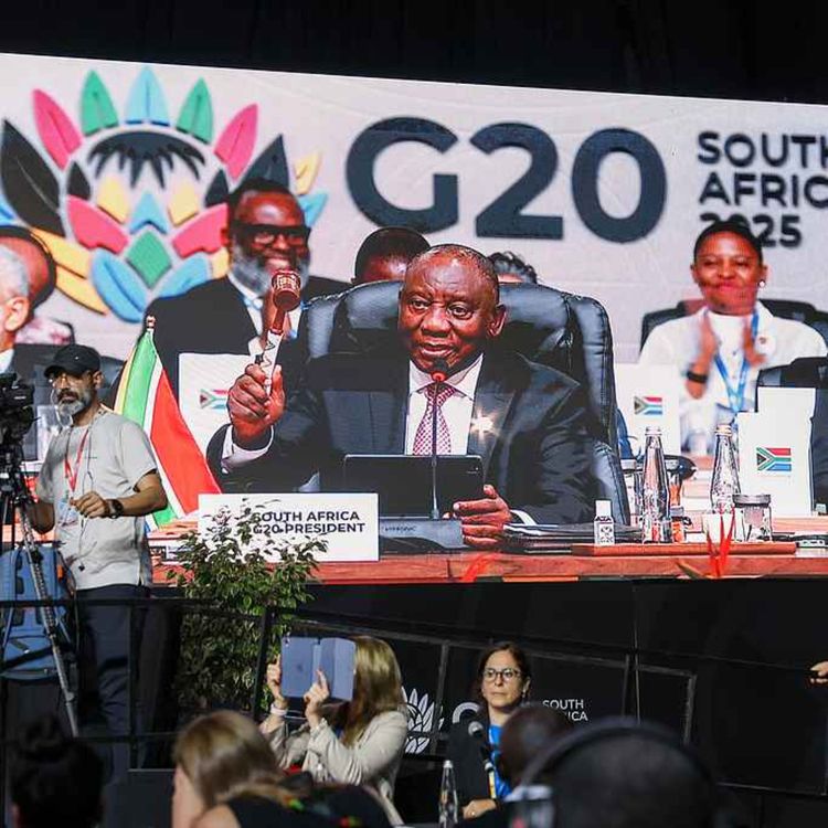cover art for The first G20 in Africa
